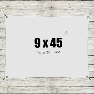 Photo of Custom 9' X 45' Vinyl Banners