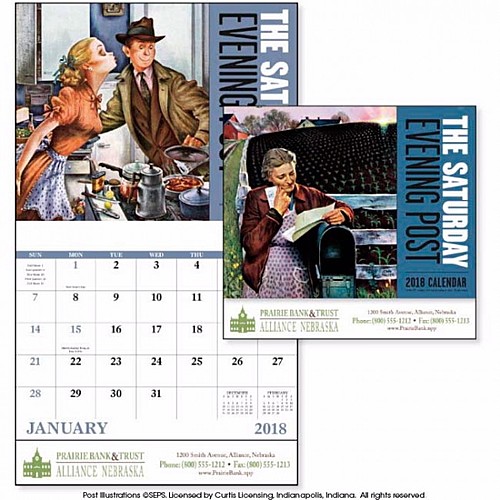 Photo of The Saturday Evening Post Stapled Calendar