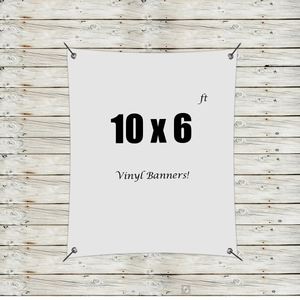 Photo of Custom 10' X 6' Vinyl Banners