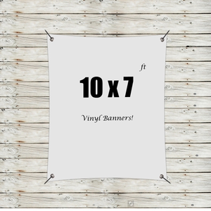 Photo of Custom 10' X 7' Vinyl Banners