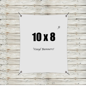 Photo of Custom 10' X 8' Vinyl Banners