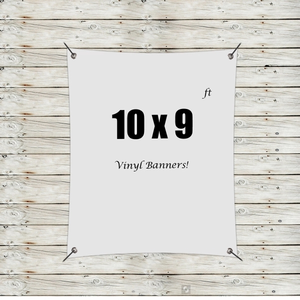 Photo of Custom 10' X 9' Vinyl Banners