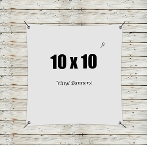 Photo of Custom 10' X10' Vinyl Banners