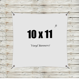 Photo of Custom 10' X11' Vinyl Banners