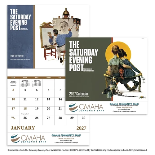 Main photo of The Saturday Evening Post Stapled Calendar