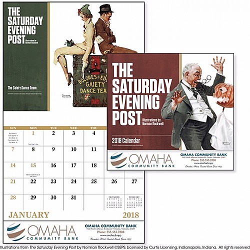 Photo of The Saturday Evening Post Stapled Calendar