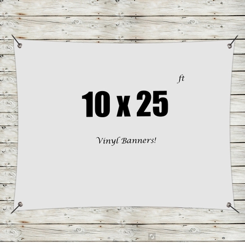 Main photo of Custom 10' X25' Vinyl Banners