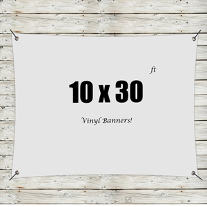 Photo of Custom 10' X30' Vinyl Banners