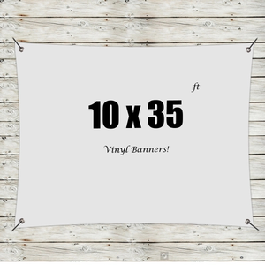 Photo of Custom 10' X35' Vinyl Banners