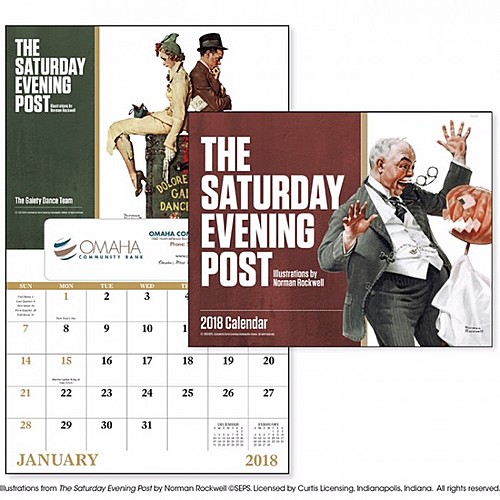 Photo of The Saturday Evening Post Window Calendar