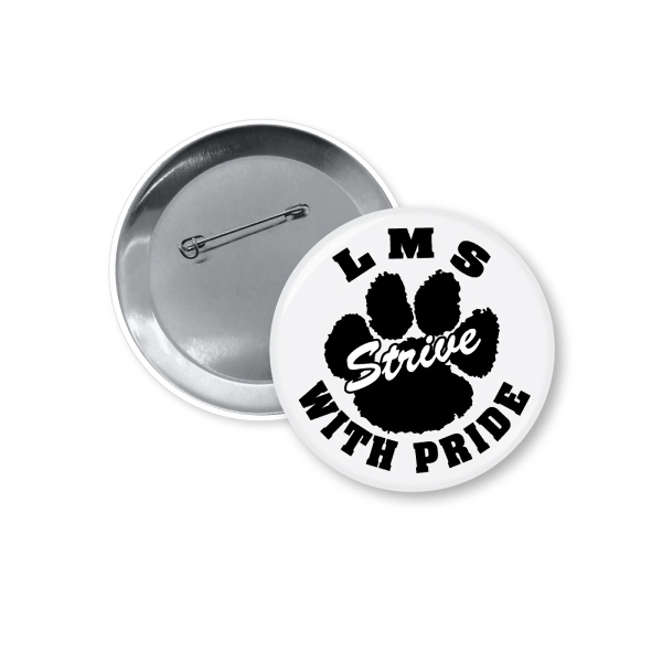 Multi color color option for 3.5" Round Custom Buttons  Rush Delivered In 72 Hours!