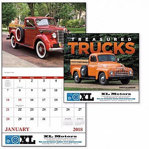 Photo of Treasured Trucks Stapled Calendar
