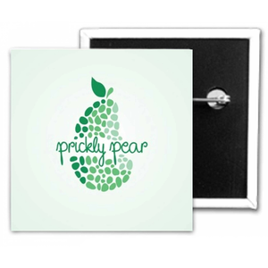 Photo of 2.5" X 2.5" Inch Square Custom Buttons
