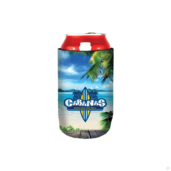 White color option for Full Color Premium Foam Collapsible Can Coolers