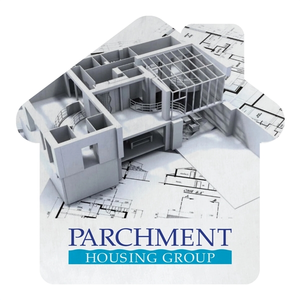 Photo of Dye Sublimated House Shaped Coaster