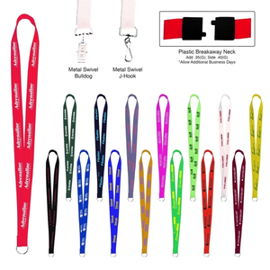 Photo of Sewn Screen Printed Polyester Value Lanyard