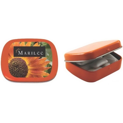 Photo of Hinged Tin Filled With Gum