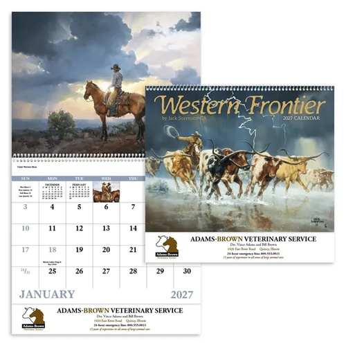 Main photo of Western Frontier Spiral Calendar