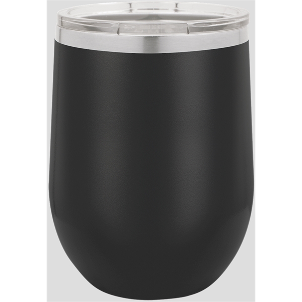 Black color option for 12 Oz. Vacuum Insulated Stemless Wine Glass
