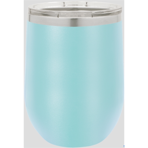 Light Blue color option for 12 Oz. Vacuum Insulated Stemless Wine Glass