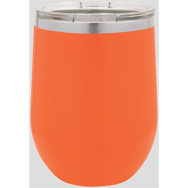 Orange color option for 12 Oz. Vacuum Insulated Stemless Wine Glass