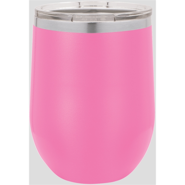 Pink color option for 12 Oz. Vacuum Insulated Stemless Wine Glass