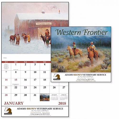 Photo of Western Frontier Stapled Calendar
