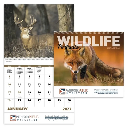 Main photo of Wildlife Portraits Spiral Calendar