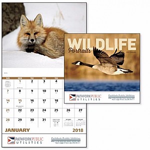 Photo of Wildlife Portraits Stapled Calendar