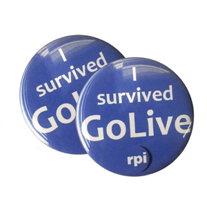 Photo of Pin Back Buttons Round Shape