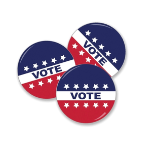 Photo of Round Stock Campaign Button