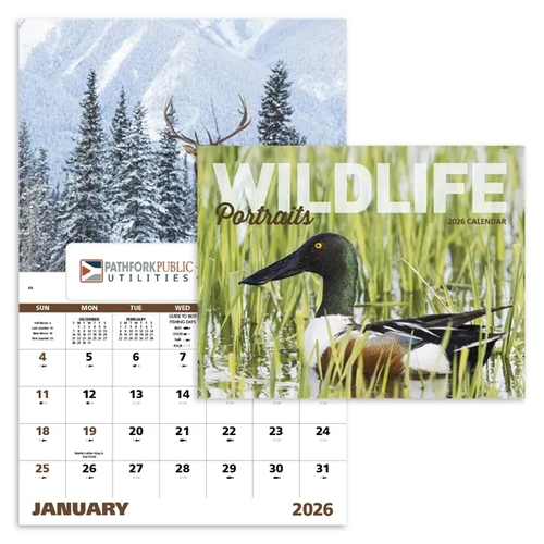 Main photo of Wildlife Portraits Window Calendar