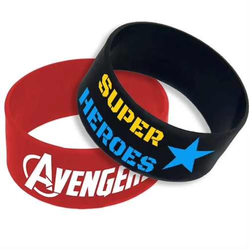 Main photo of Printed 1" Inch Custom Silicone Wristbands