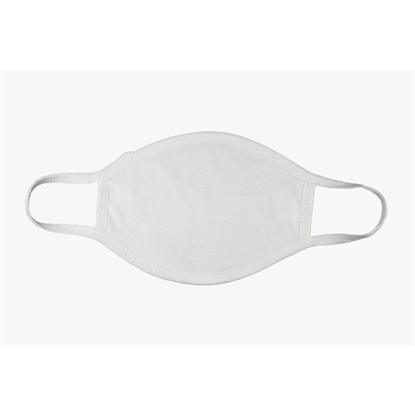 White color option for 100% Cotton Fabric Face Mask
