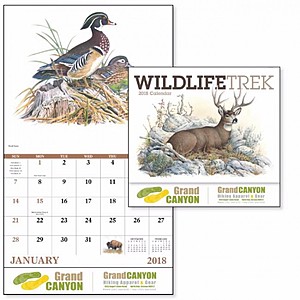 Photo of Wildlife Trek Stapled Calendar