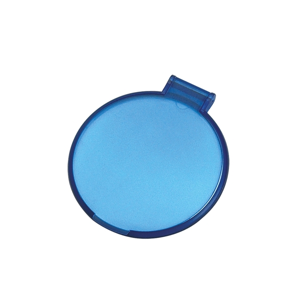Translucent Blue color option for Handy Round Compact Mirror