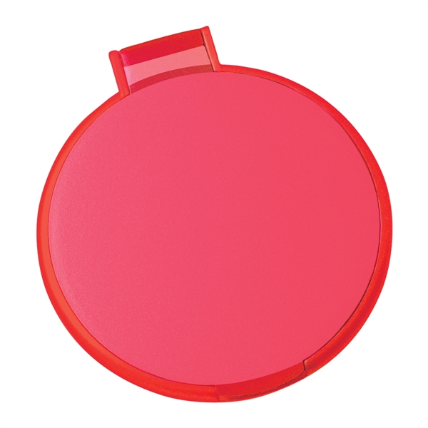 Translucent Red color option for Handy Round Compact Mirror