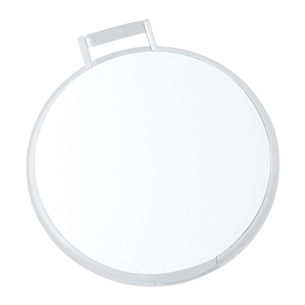 White color option for Handy Round Compact Mirror