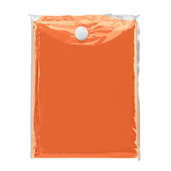 Orange color option for Pvc Poncho (Disposable)