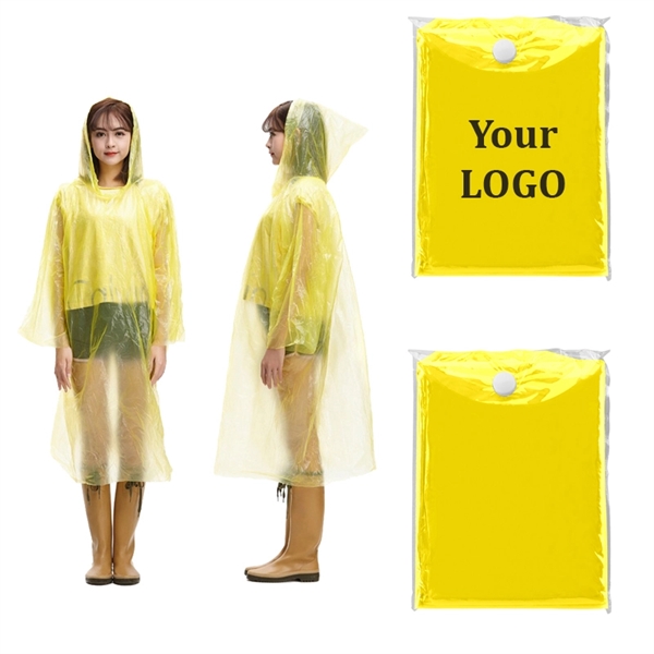 Yellow color option for Pvc Poncho (Disposable)
