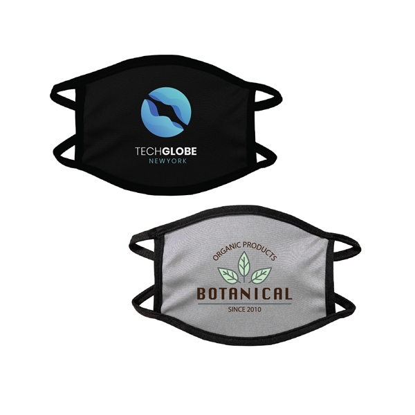 Black color option for The 50/50 Cotton / Polyester Face Mask