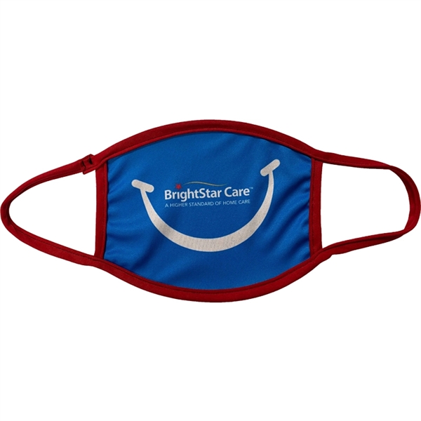 Red color option for The 50/50 Cotton / Polyester Face Mask
