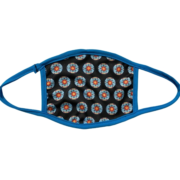 Royal Blue color option for The 50/50 Cotton / Polyester Face Mask
