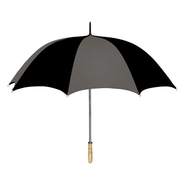 Pewter With Black color option for 60" Large Umbrella For Outdoors