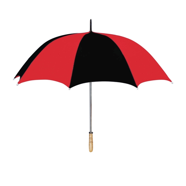 Red With Black color option for 60" Large Umbrella For Outdoors
