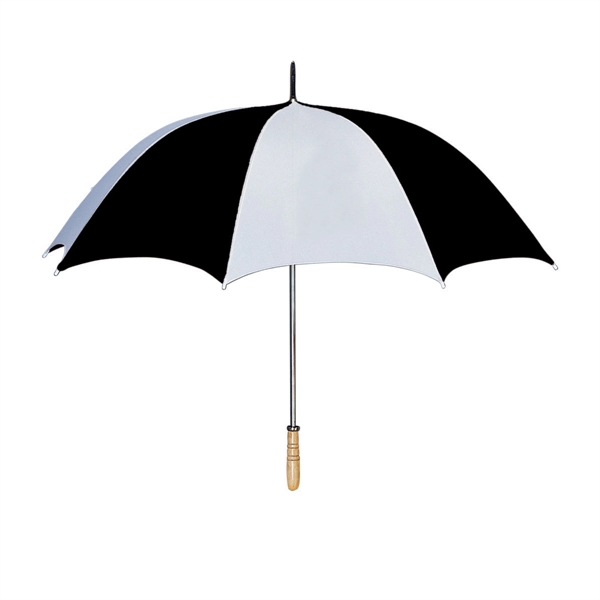 White With Black color option for 60" Large Umbrella For Outdoors