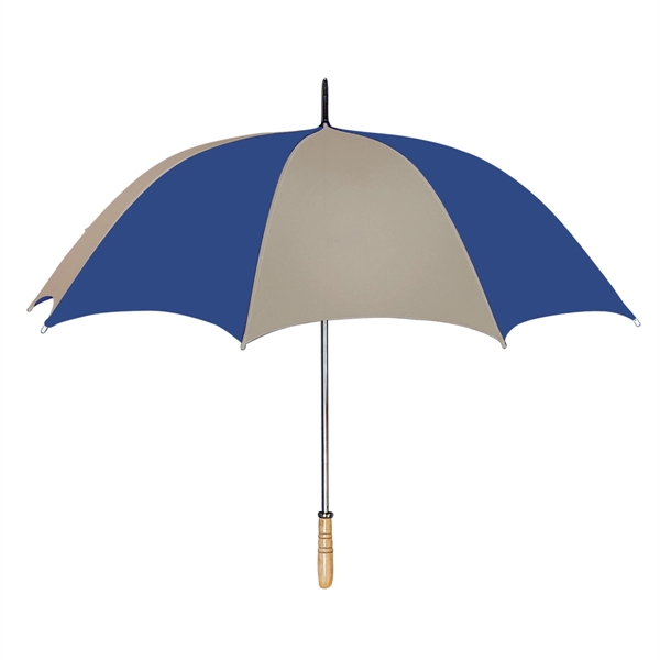 White With Blue color option for 60" Large Umbrella For Outdoors