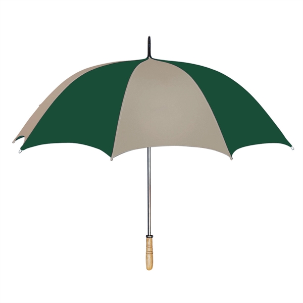 White With Green color option for 60" Large Umbrella For Outdoors