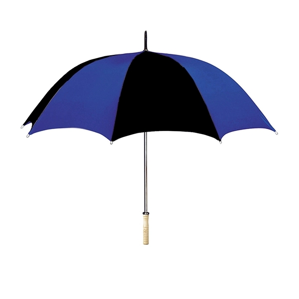 Royal Blue With Black color option for Nylon Made Arc Umbrella