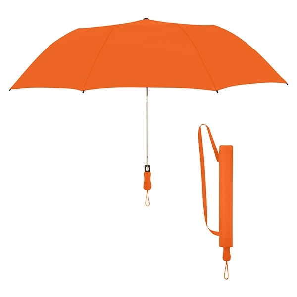 Orange color option for 58" Automatic Telescopic Foldable Umbrella